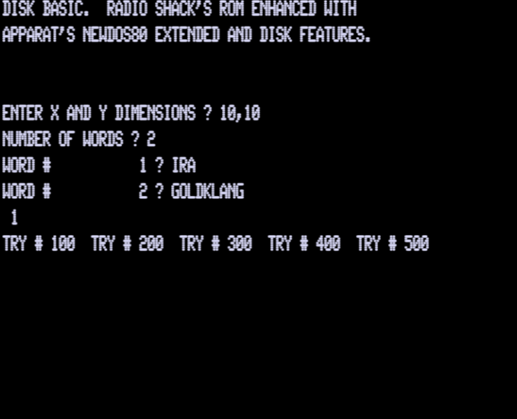 Screen shot